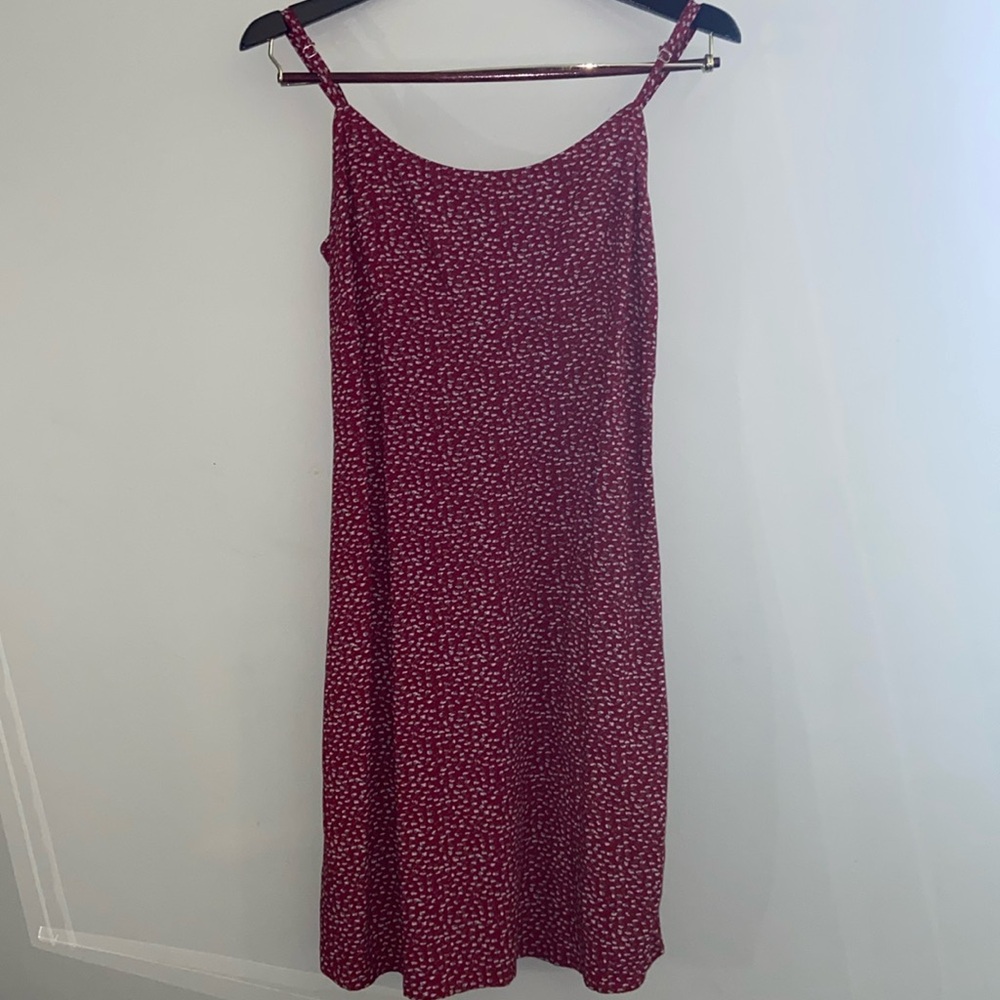 Red Floral Dress from Brandy Melville